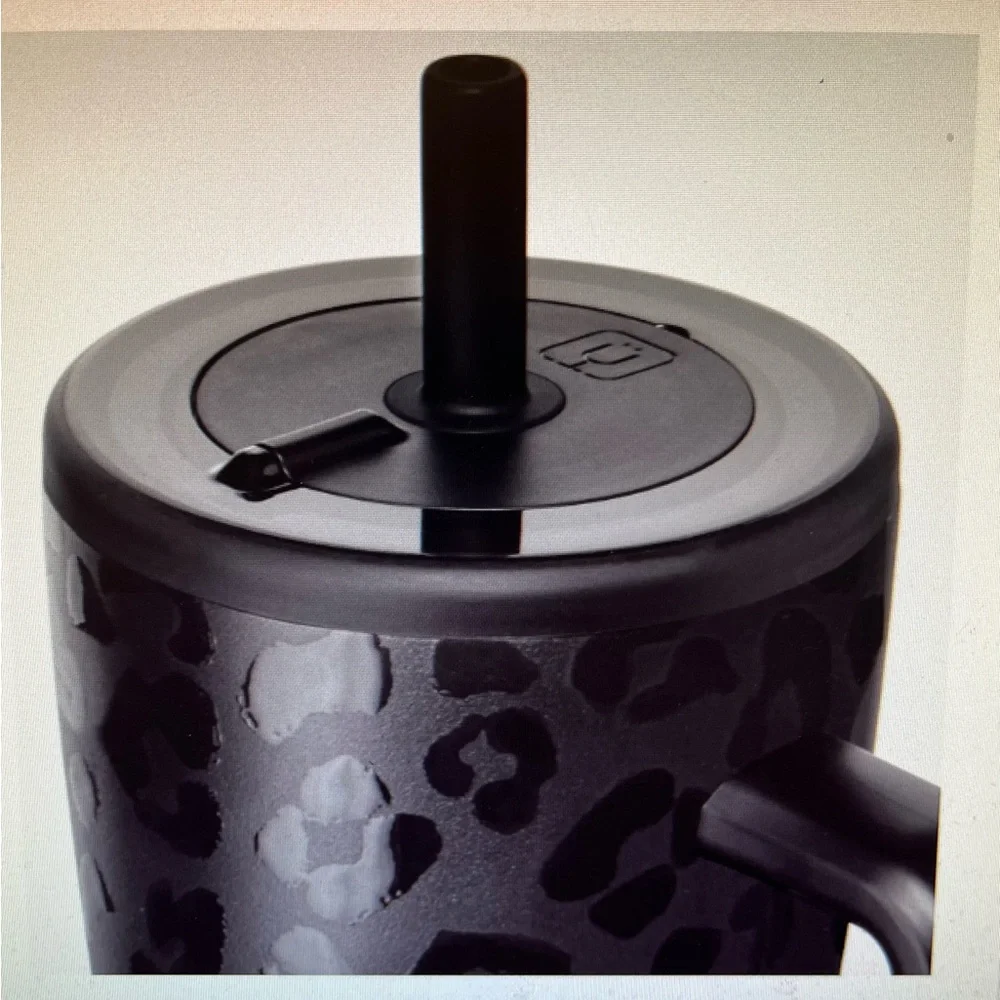 BRUMATE ERA STRAW TUMBLER 40 OZ ONYX LEOPARD NWT! - Picture 4 of 5